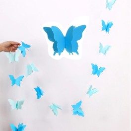 3D Butterfly Garland