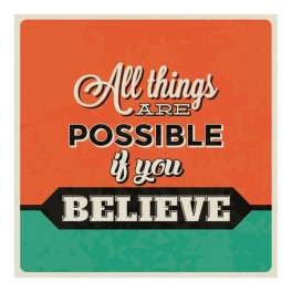 All Things Are Possible Wall Graphic Sticker