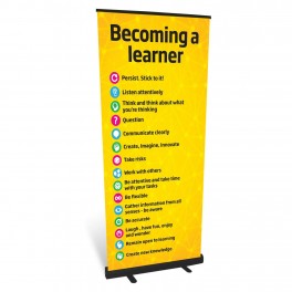 Becoming a Learner Banner Roll Up Banner