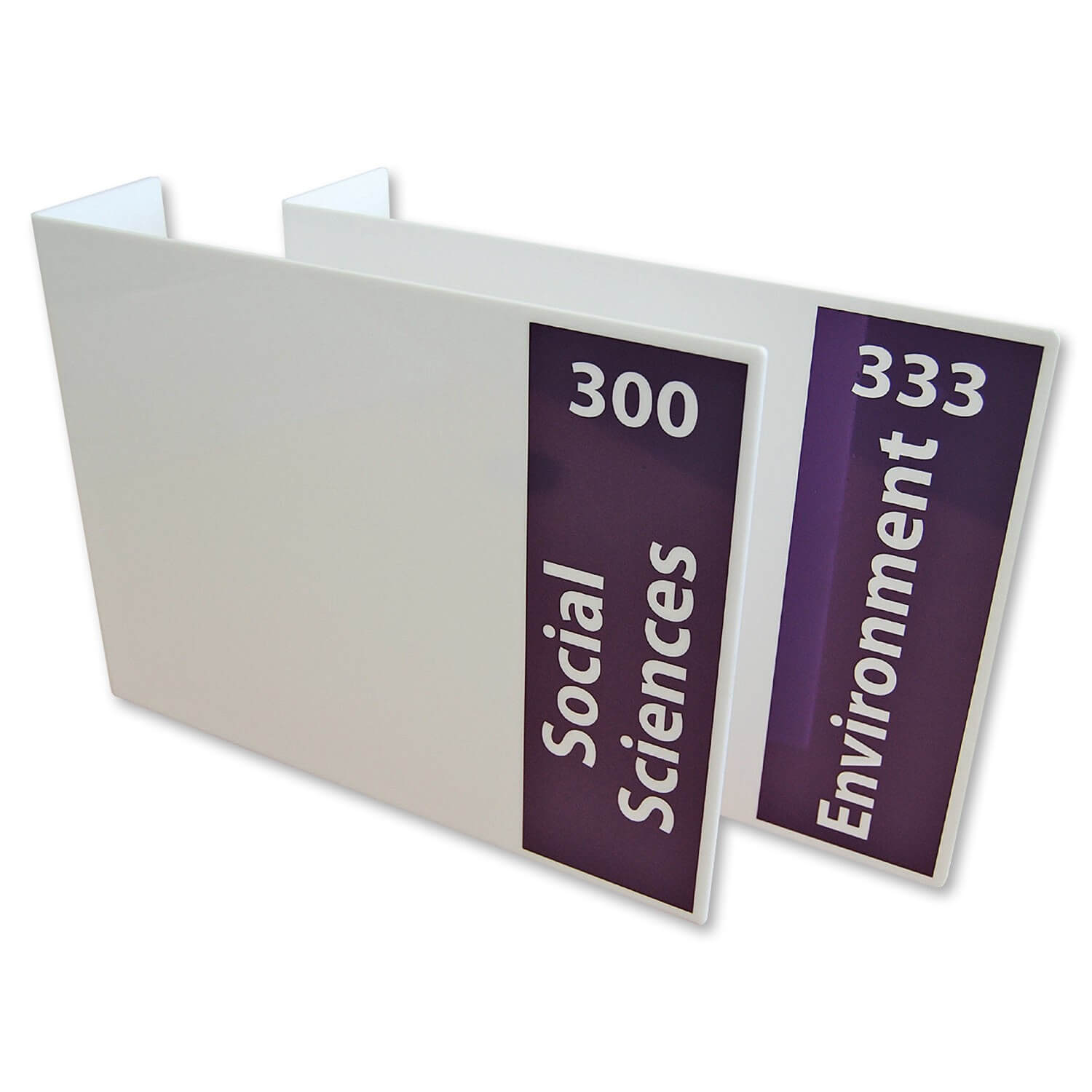 Acrylic Collection Divider (White)