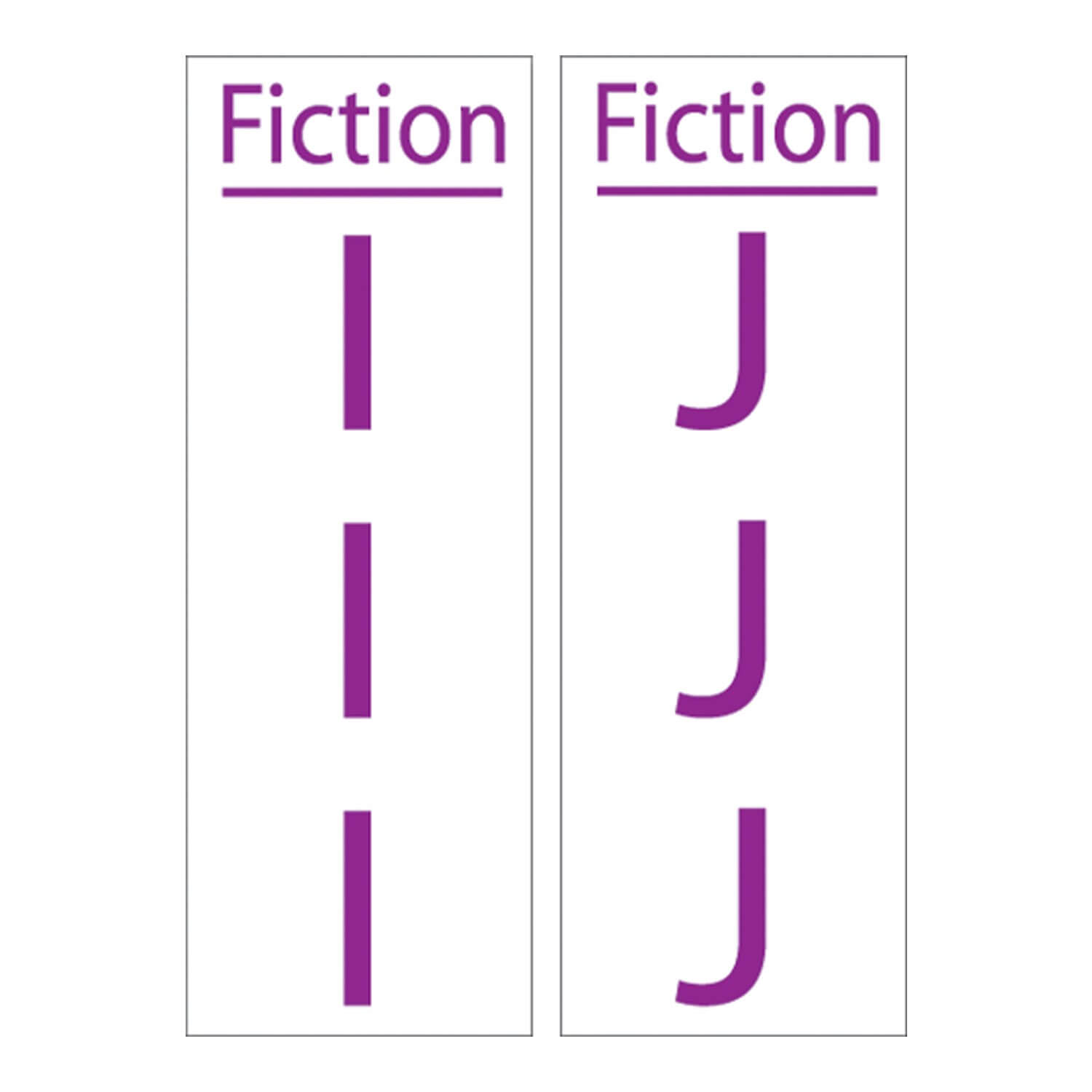 Fiction Sticky Back Signs Design 2 (Myriad)