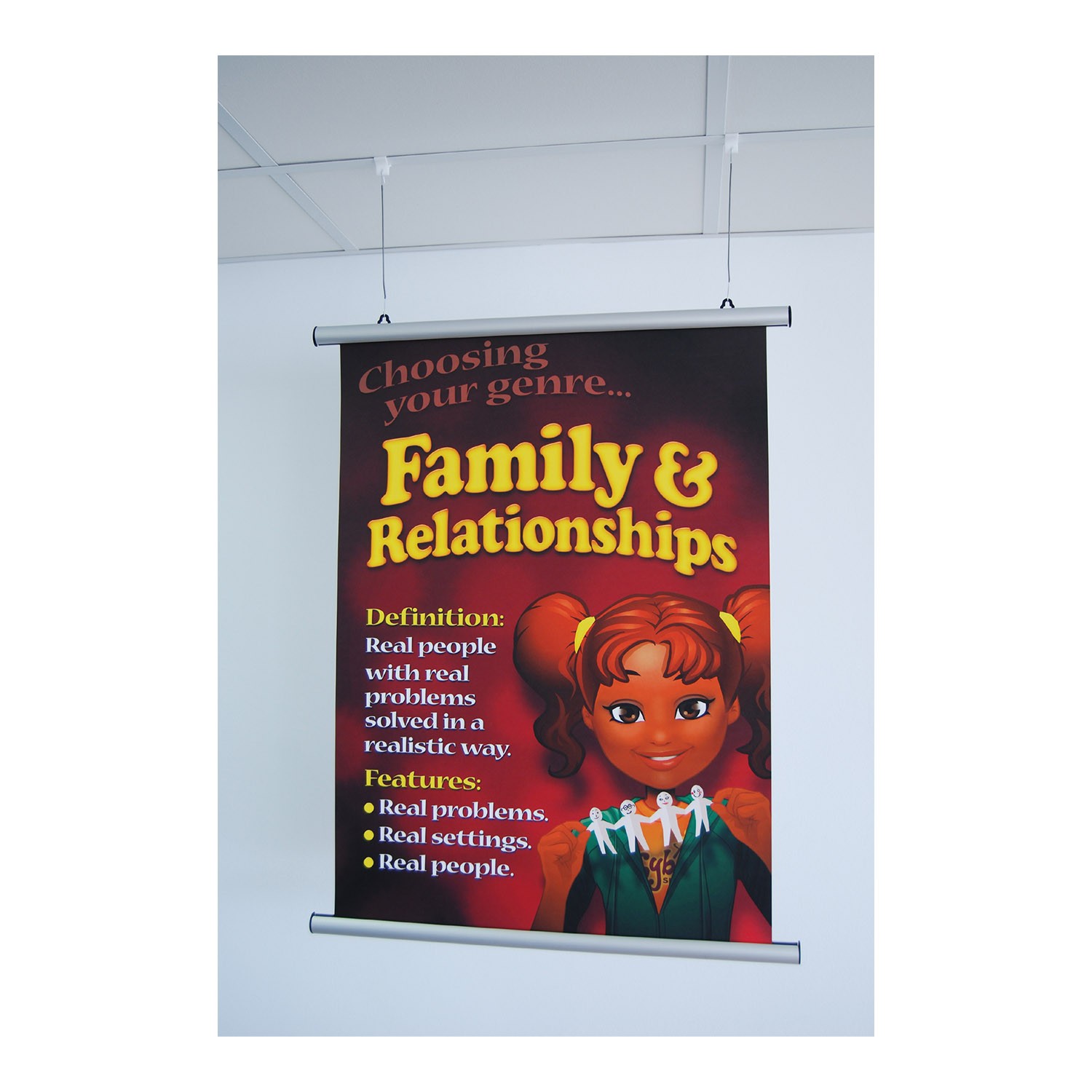 Silver Hanging Pack 610mm