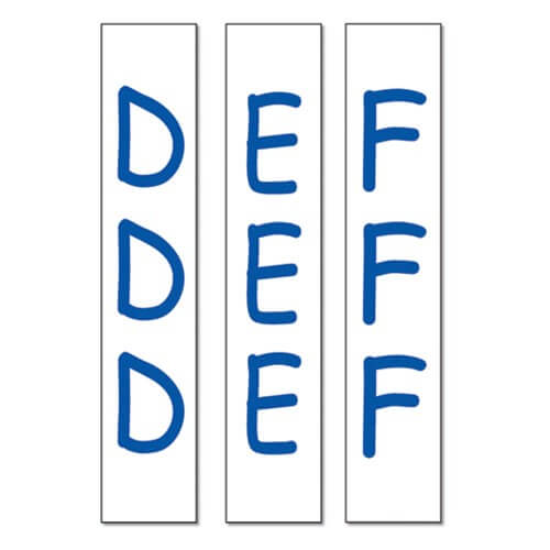 Slim Fiction Sticky Back Signs Design 2