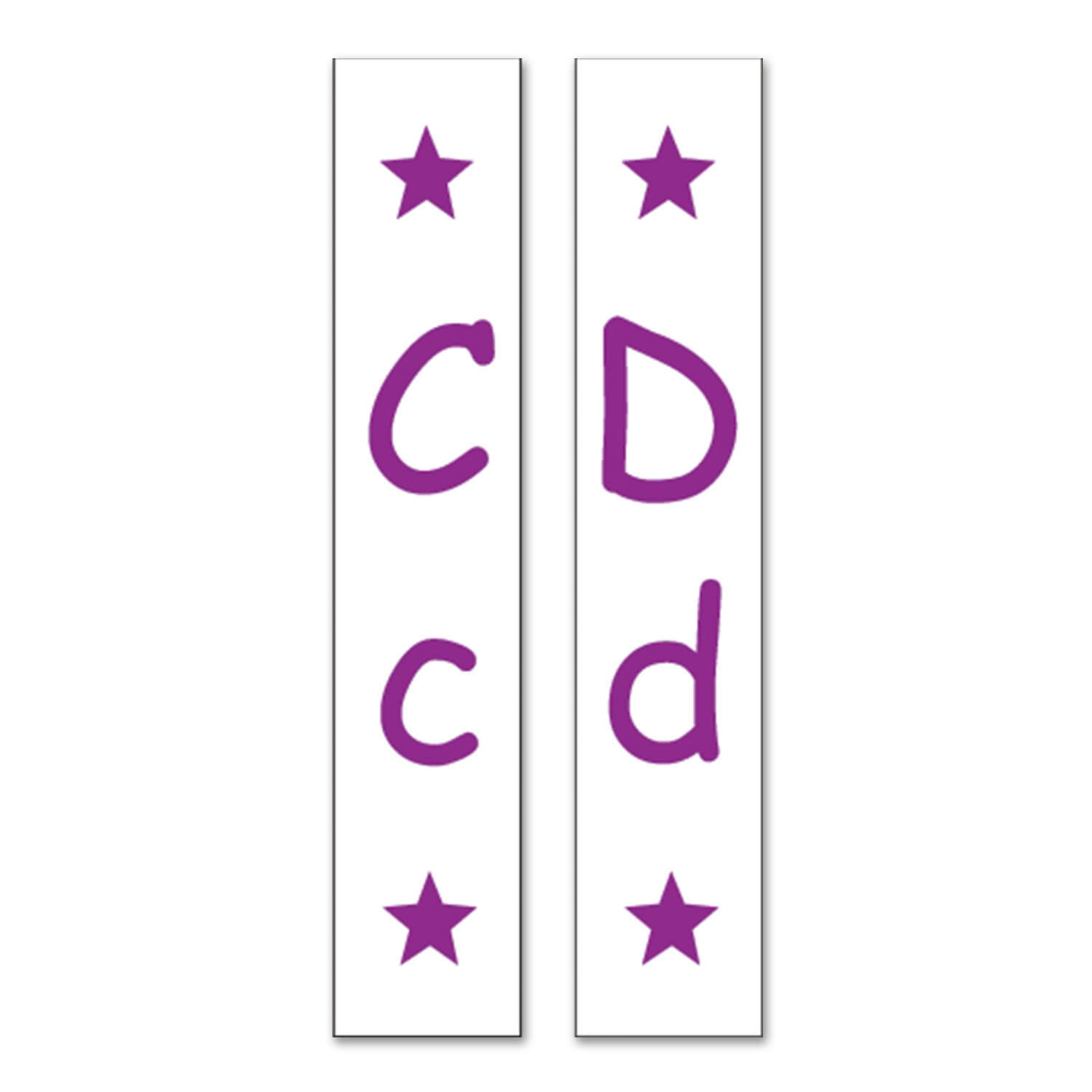 Slim Junior Fiction Sticky Back Signs Design 2