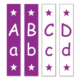 Slim Junior Fiction Sticky Back Signs