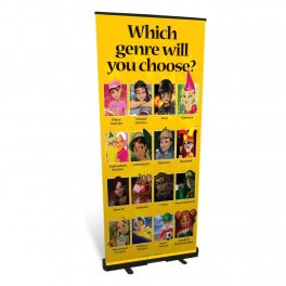 Choosing Your Genre Roll Up Banner