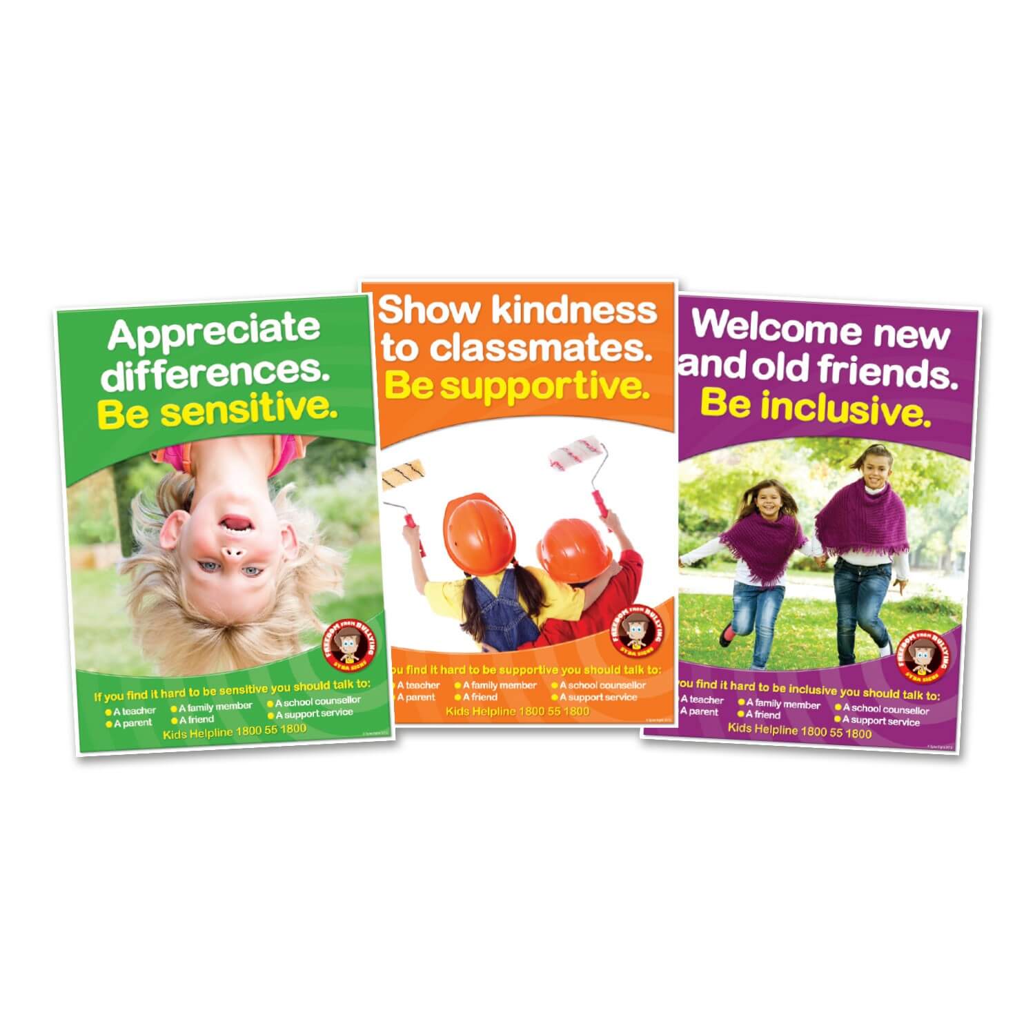 Free Yourself from Bullying Posters A2 Set 2