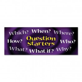 Question Starters Wall Graphic