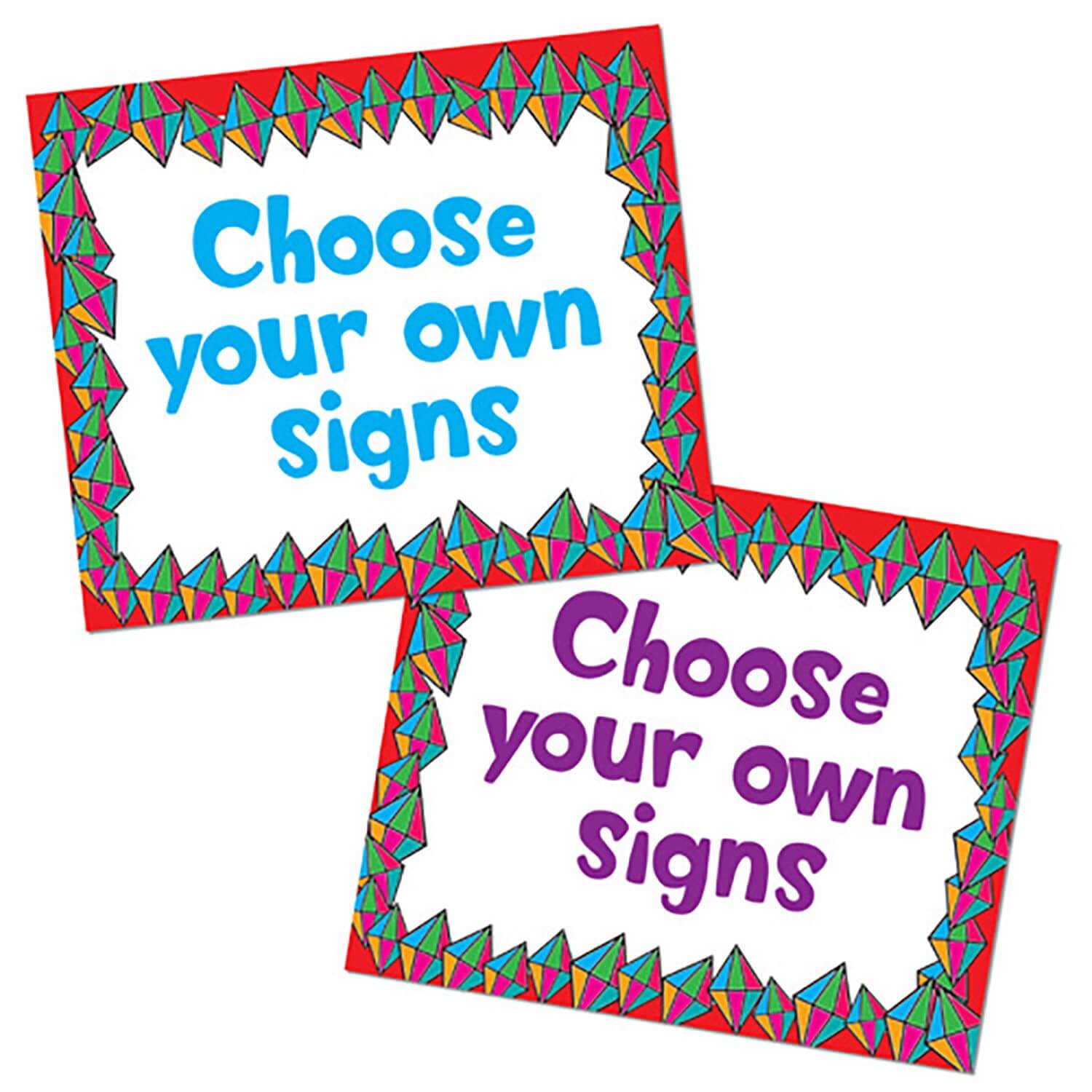 Book Box Signs Junior (Custom Wording)