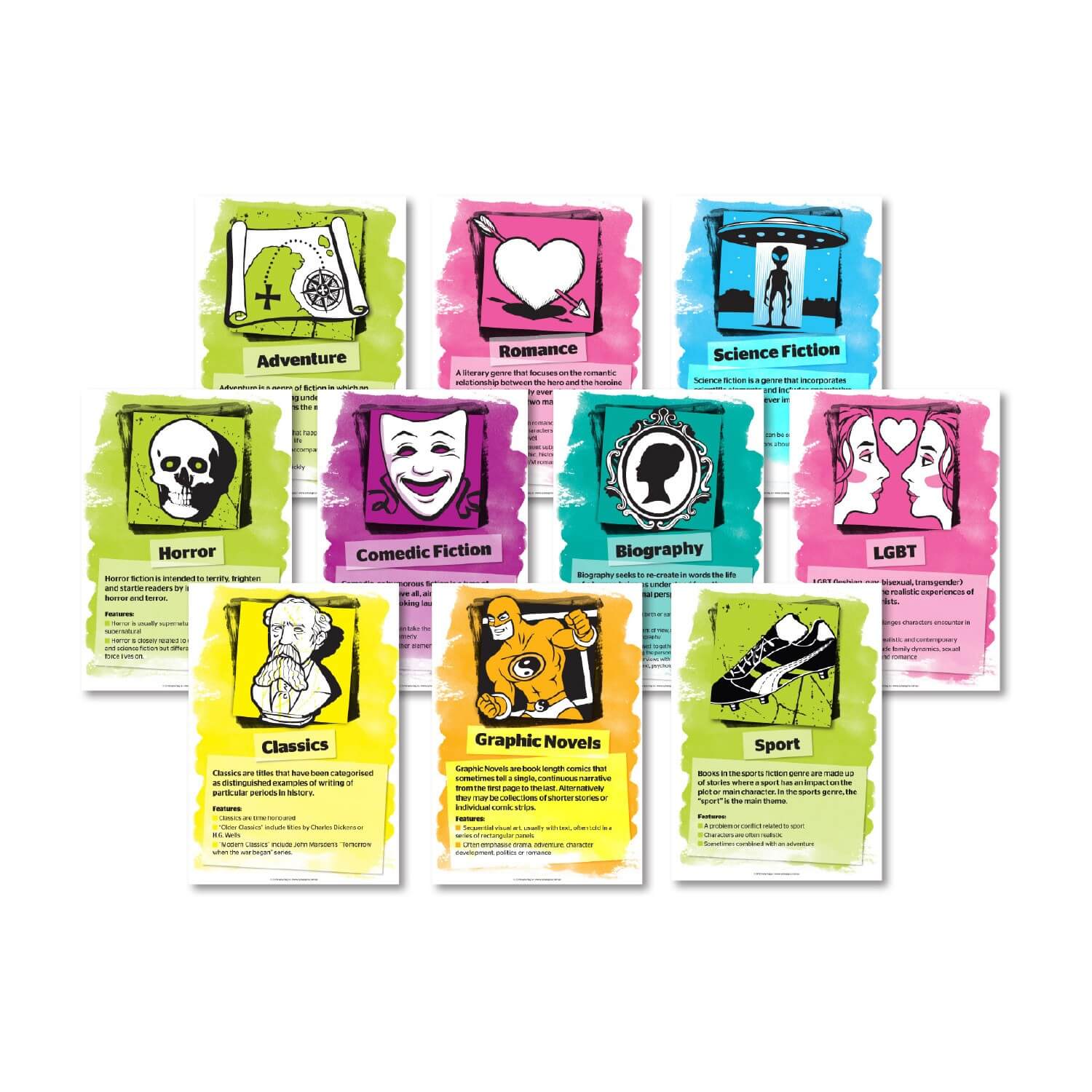 Senior Genre Defined Posters A1 (Custom Selection)