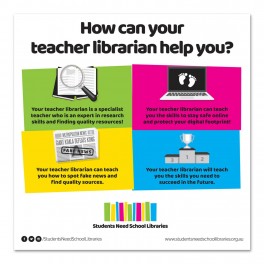 Students Need School Libraries Wall Graphic Sticker