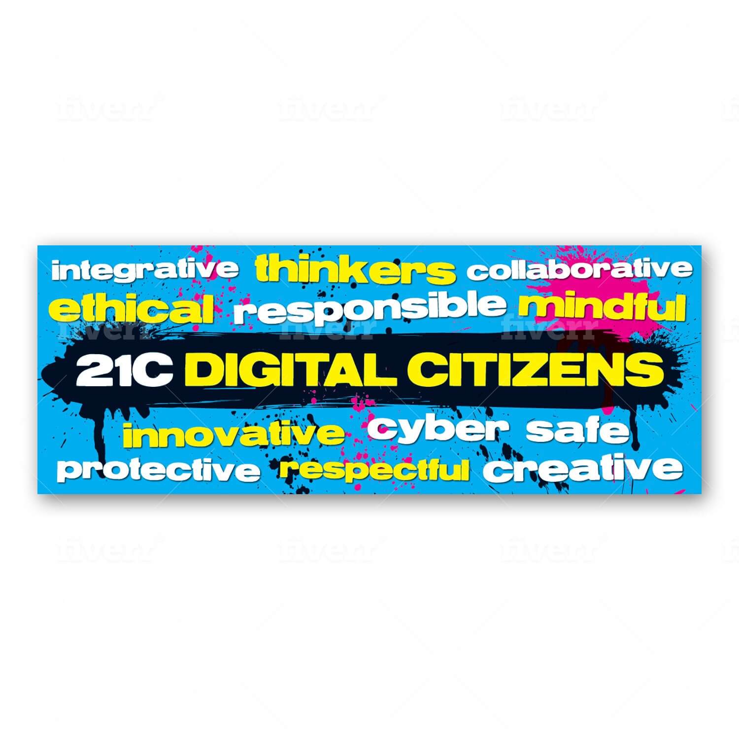 21C Digital Citizens Wall Graphic