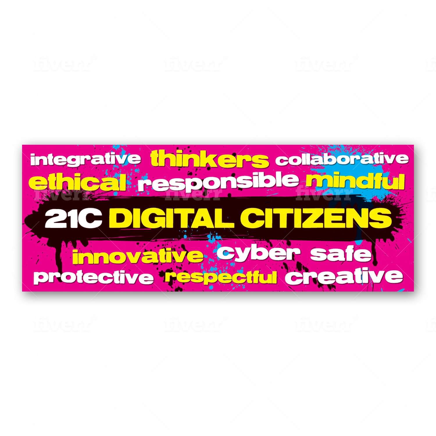 21C Digital Citizens Wall Graphic