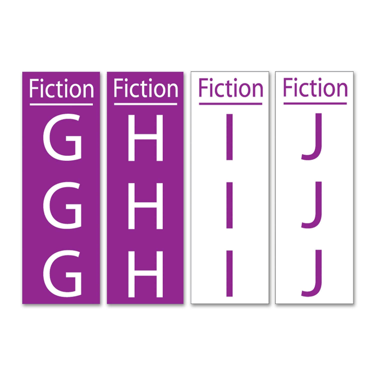 Fiction Sticky Back Signs (Myriad) (Single Colour & Colour Colour)