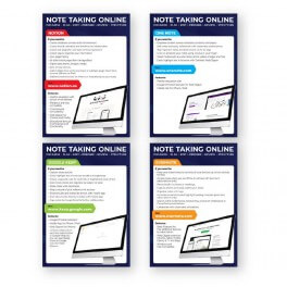 Online Note Taking Posters