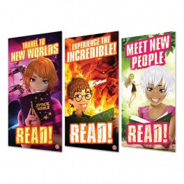 Reading Rewards Indoor Banners Set 5