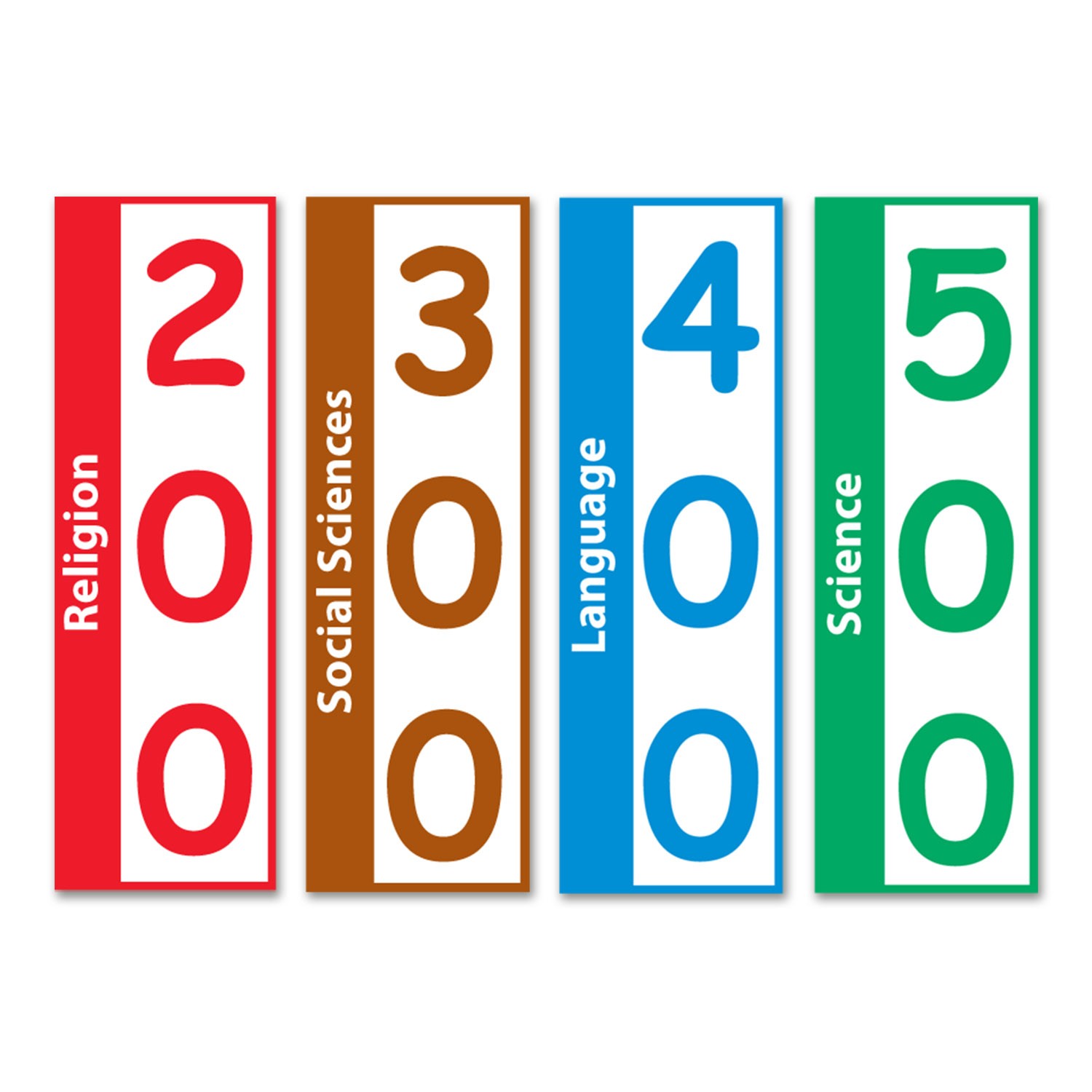 Teacher Reference Shelf Dividers