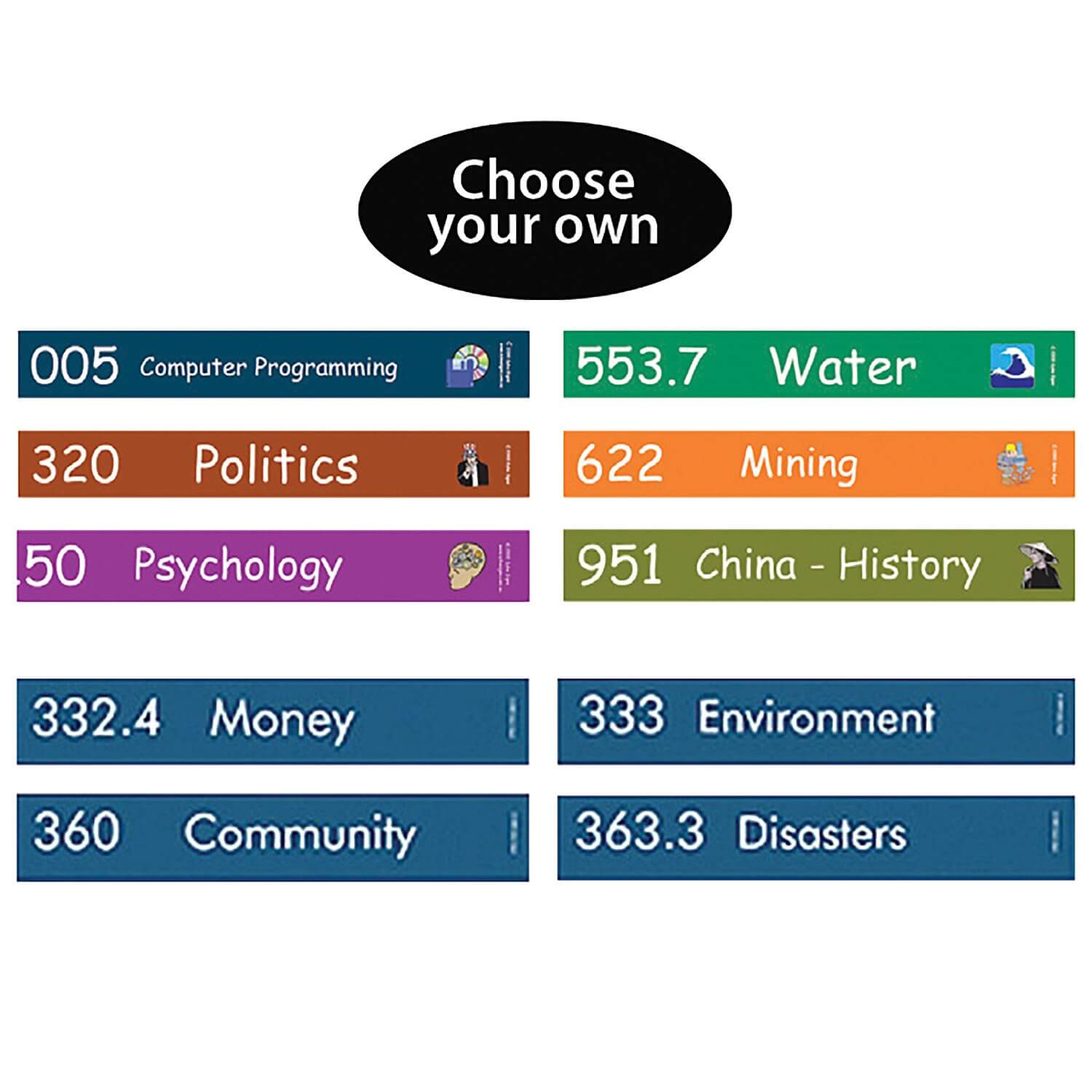 Shelf Labels (Custom Wording)