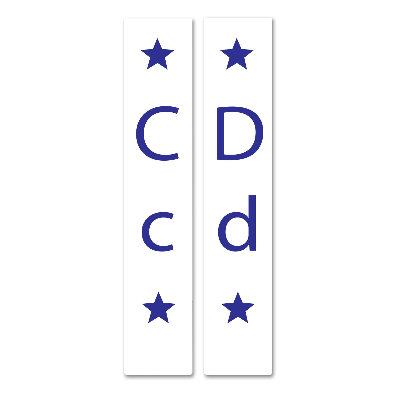 Slim Junior Fiction Sticky Back Signs Design 5 (Myriad)