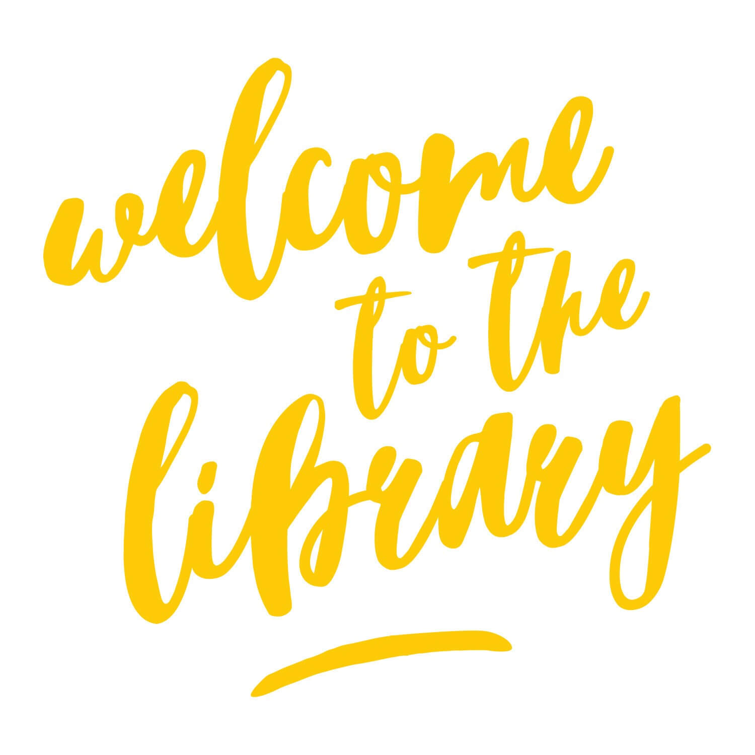 Welcome Script Vinyl Lettering (Regular)