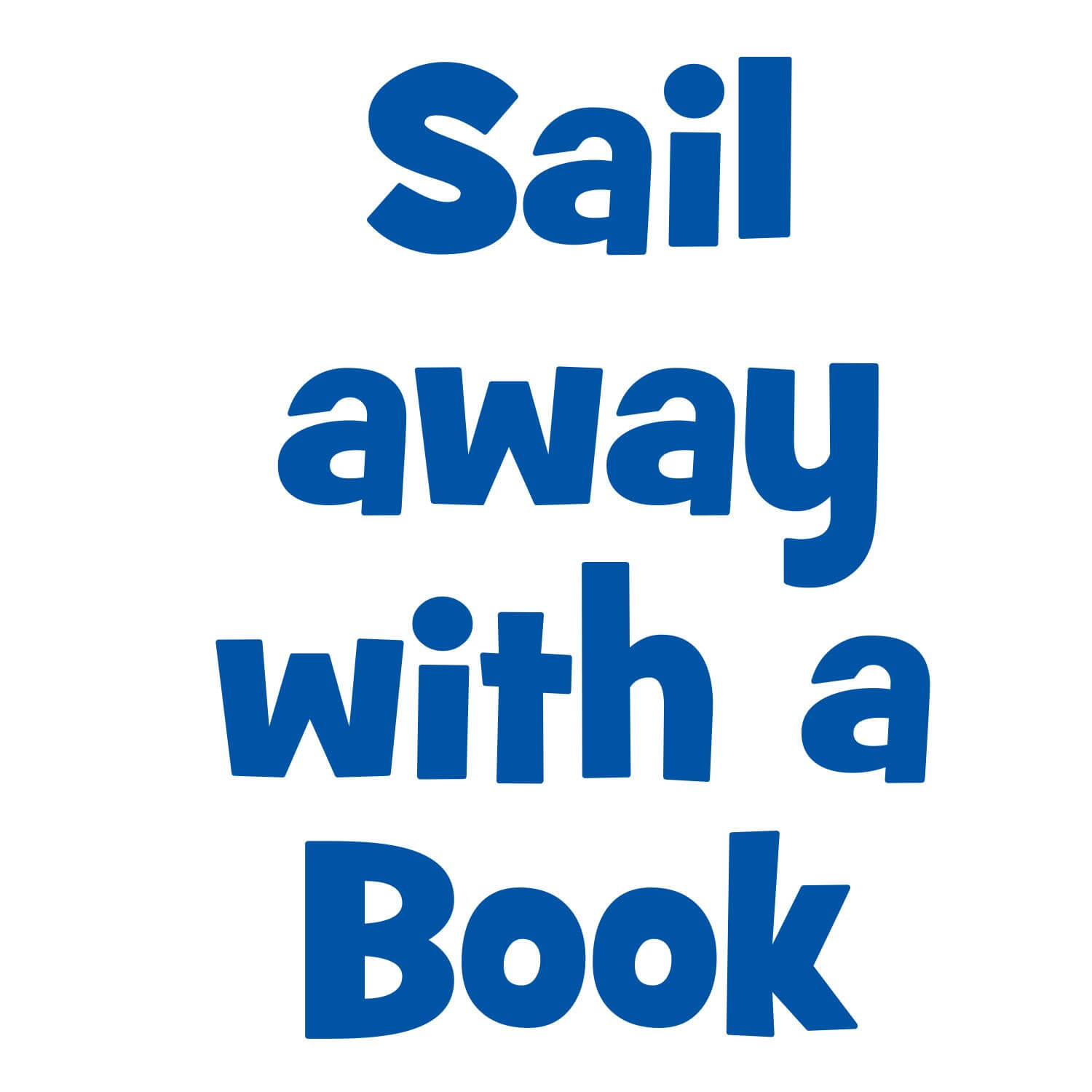 Sail Away (Large) Vinyl Lettering