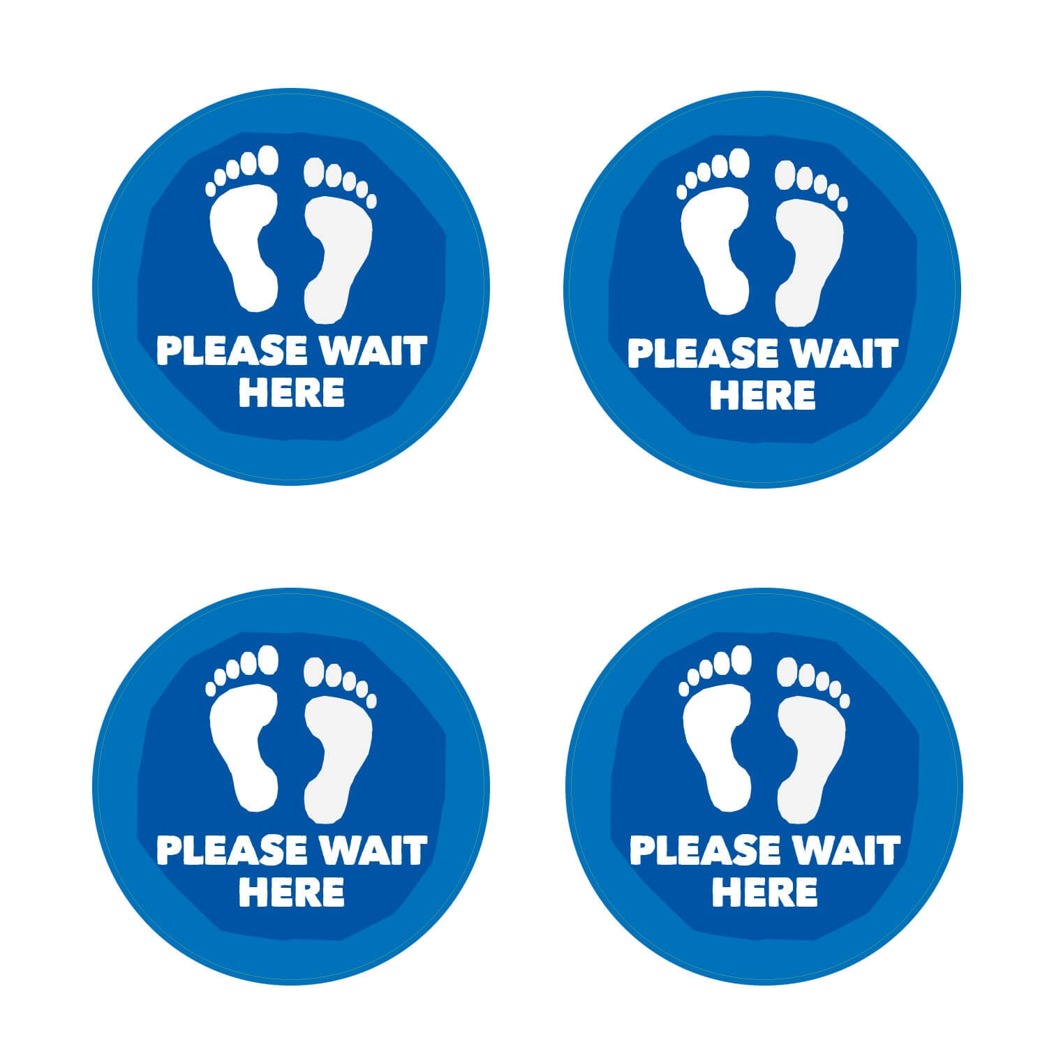 Please Wait Here Wall Graphics