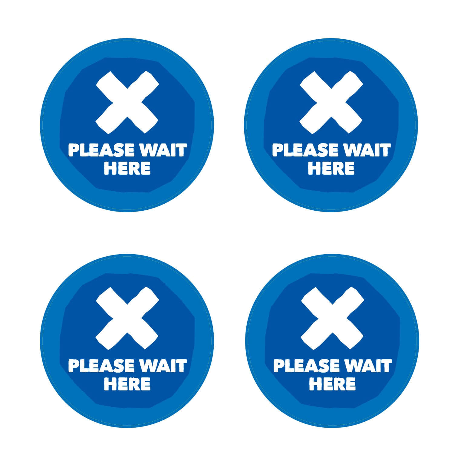 Please Wait Here Wall Graphics