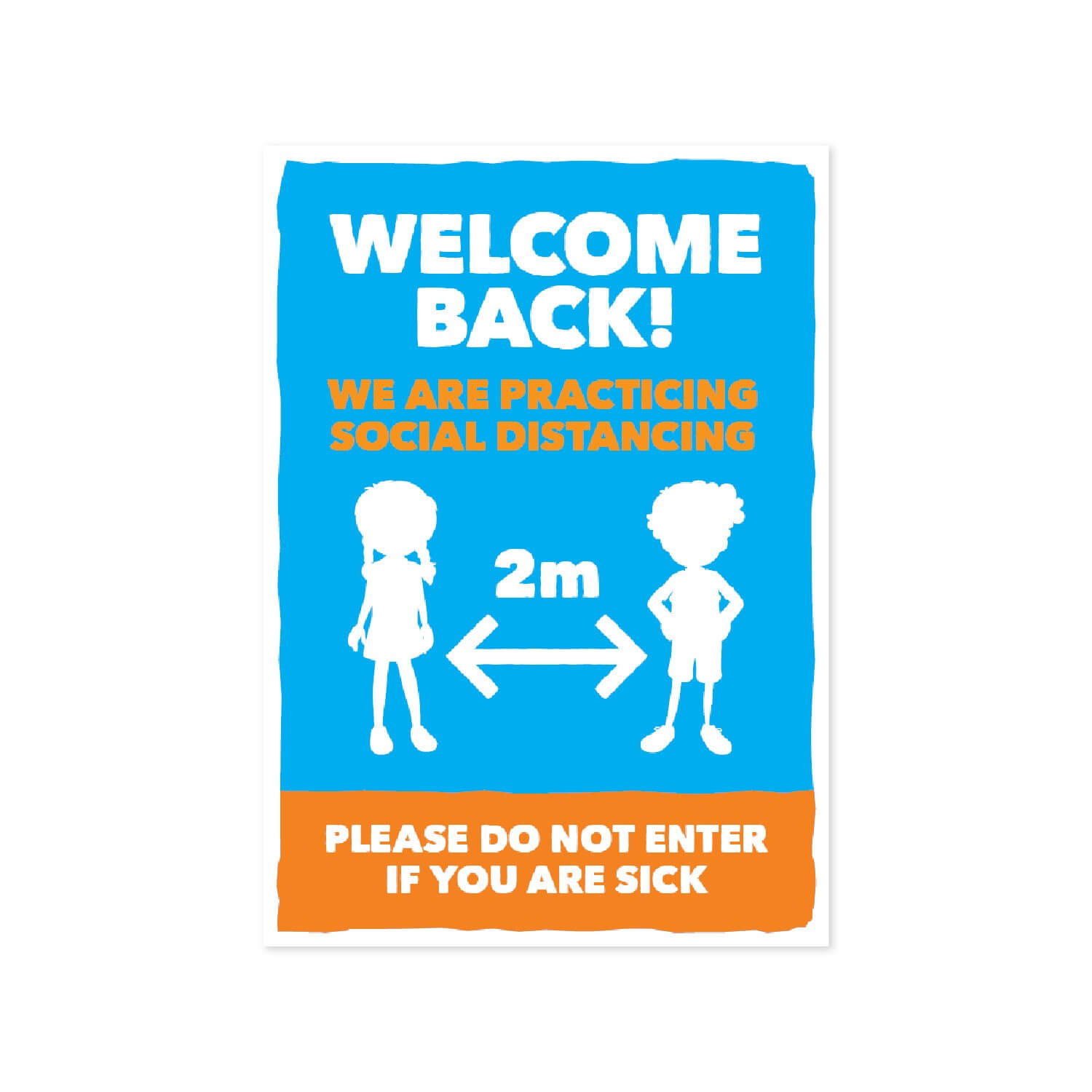 Welcome Wall Graphic A3 Junior