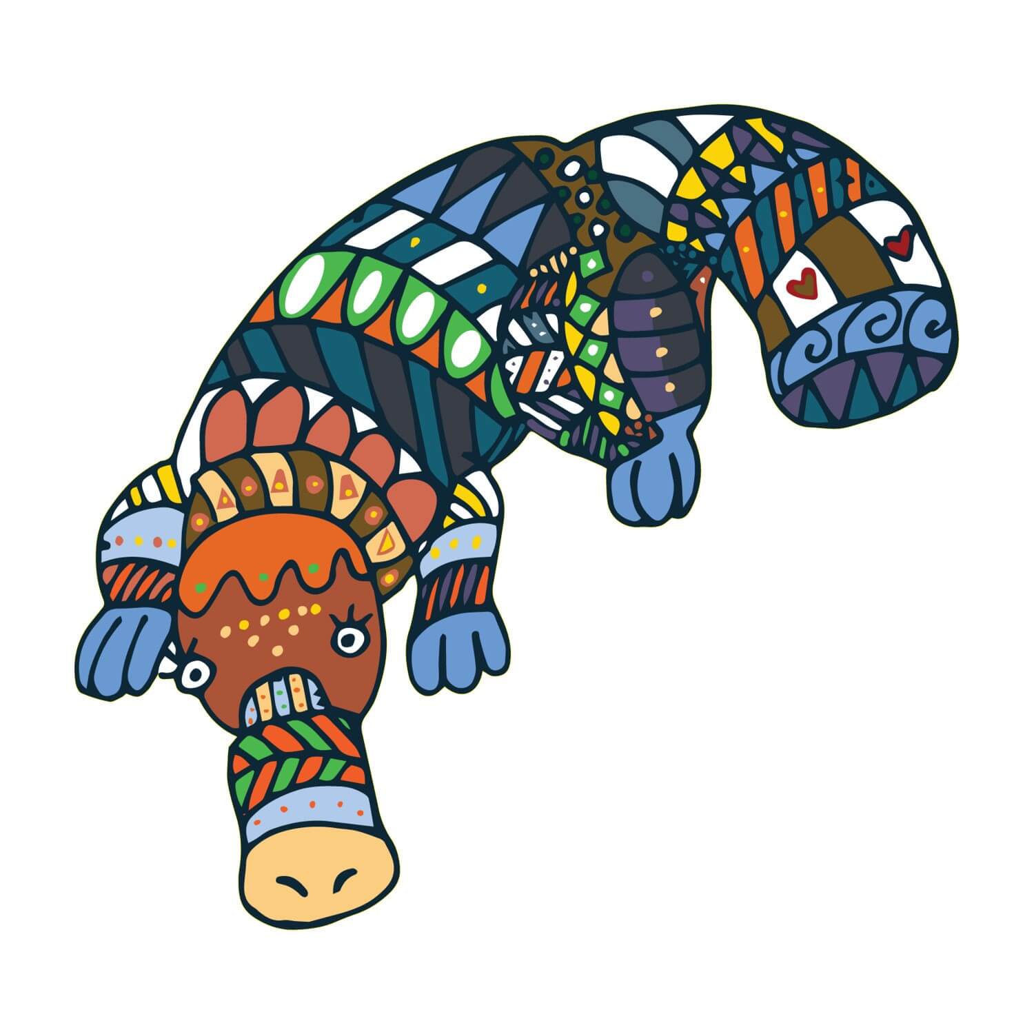 Australian Animals Wall Graphic set 1 (5-pack)