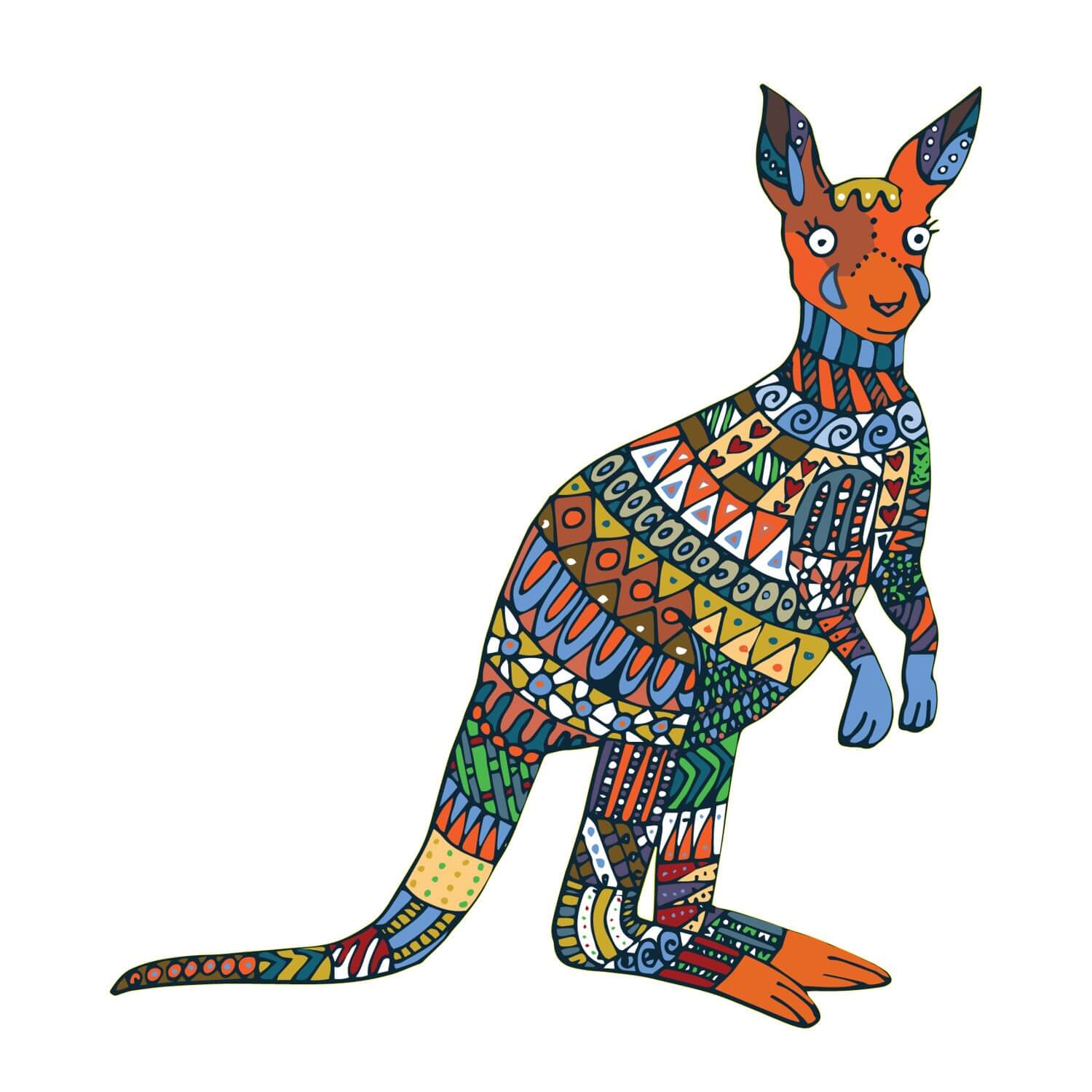 Australian Animals Wall Graphic set 1 (5-pack)