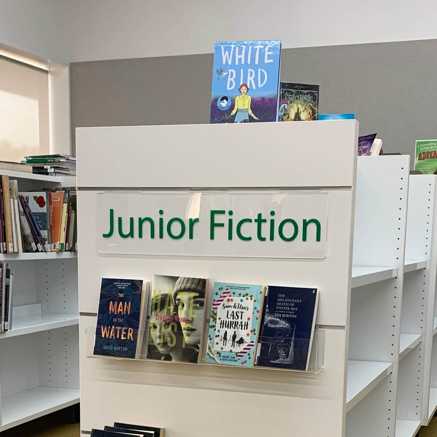 Slatwall Perspex Sign 150mm x 600mm