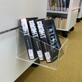 Slatwall Acrylic Book Box