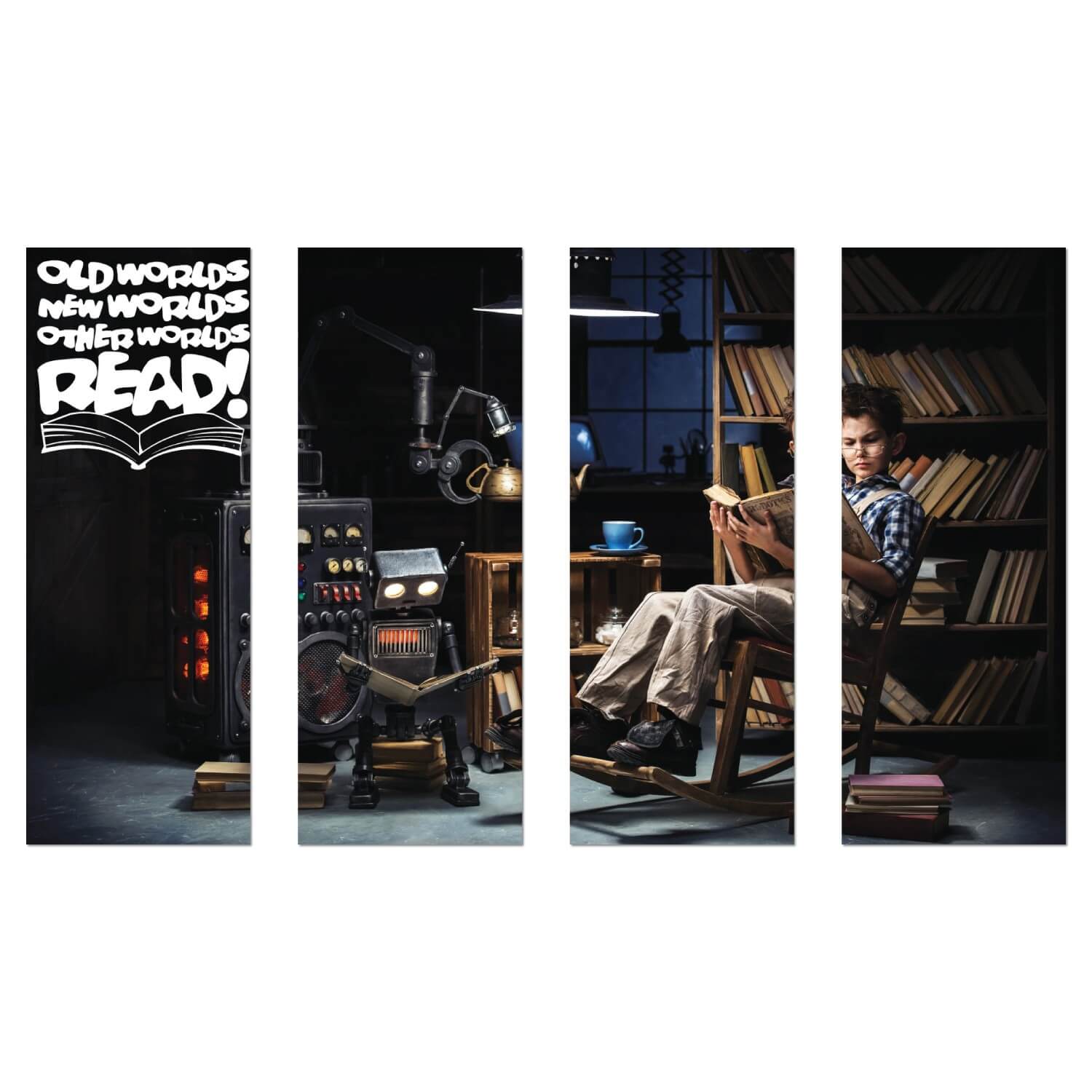 Old Worlds, New Worlds, Other Worlds Wall Graphic Mural