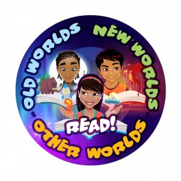 Old Worlds, New Worlds, Other Worlds Wall Graphic Circle