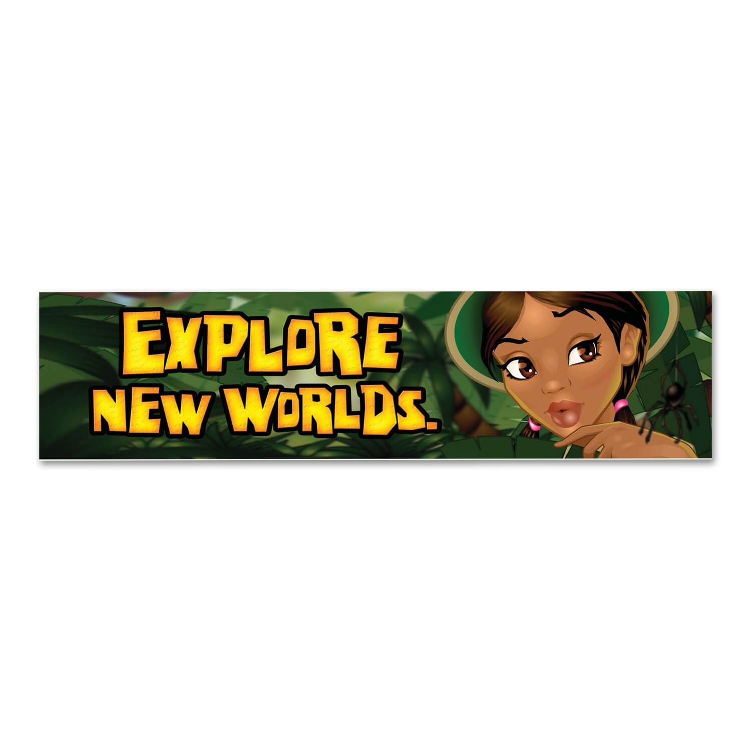 Explore New Worlds Indoor Banner 295mm x 1200mm