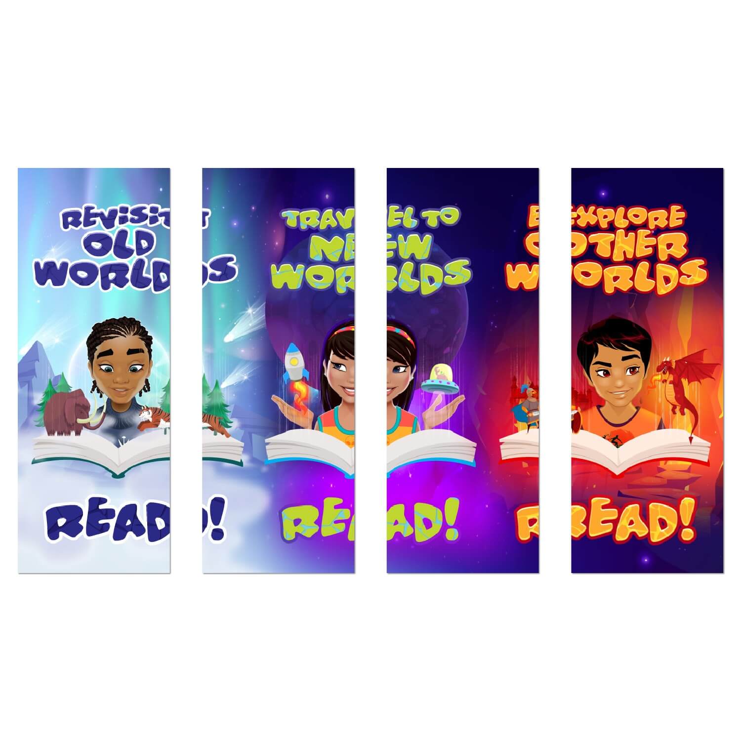 Reading Rewards Wall Graphic Mural