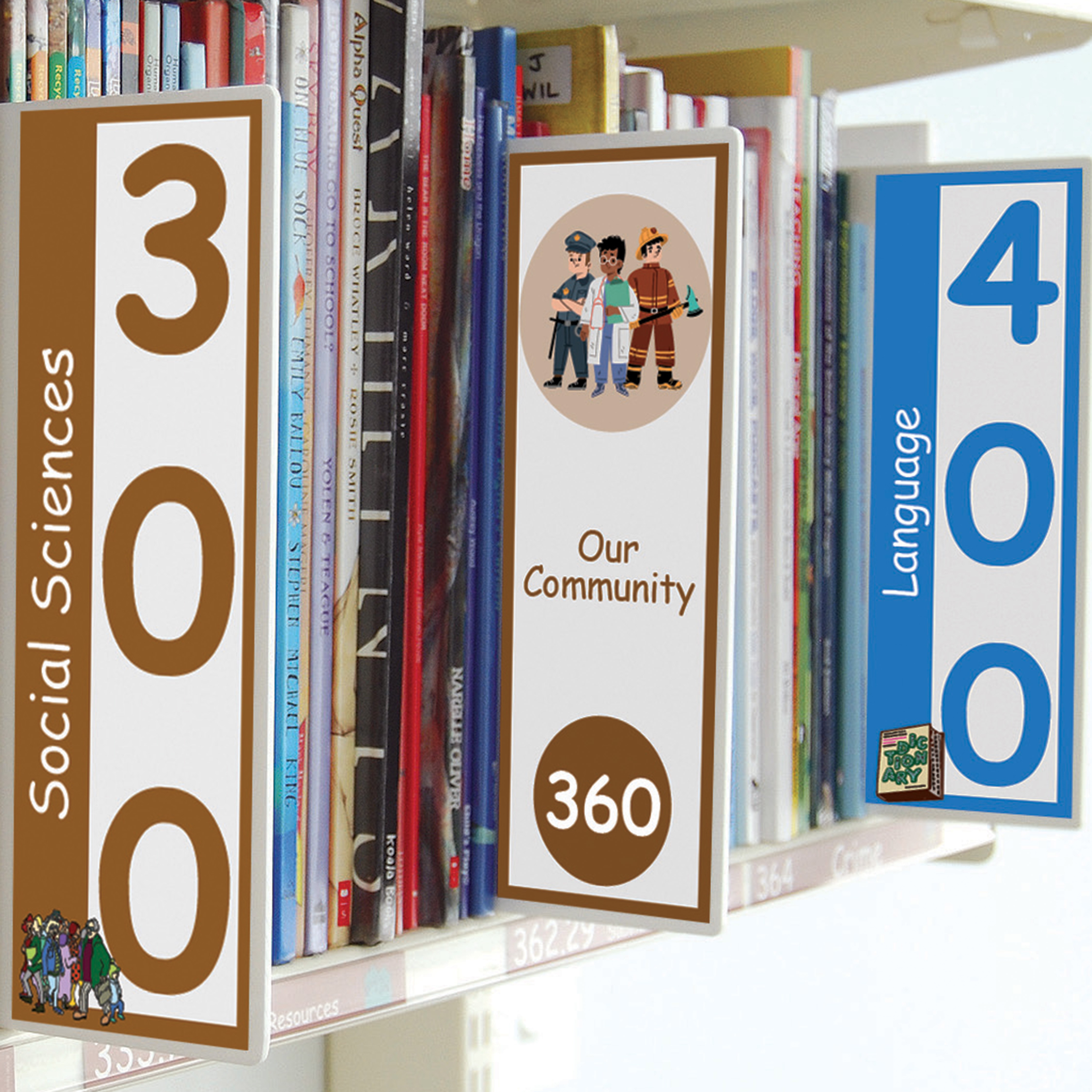 Expanded Non Fiction Acrylic Collection Divider Starter Pack