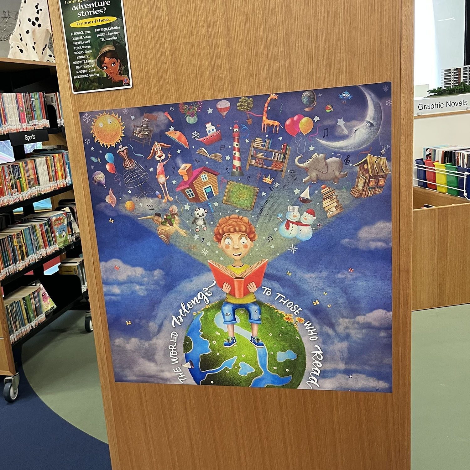 The World Belongs Wall Graphic Sticker