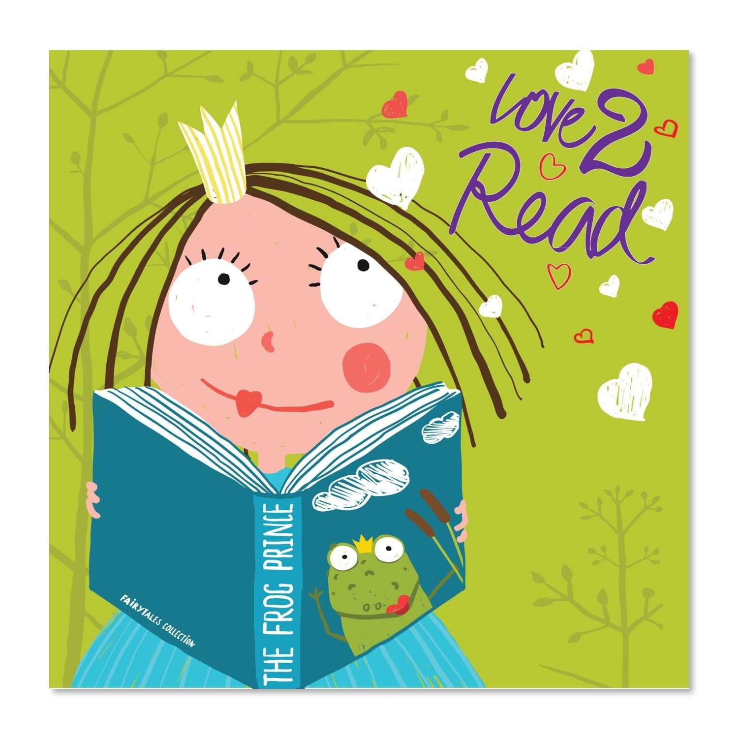 Princess - Love To Read Wall Graphic Sticker