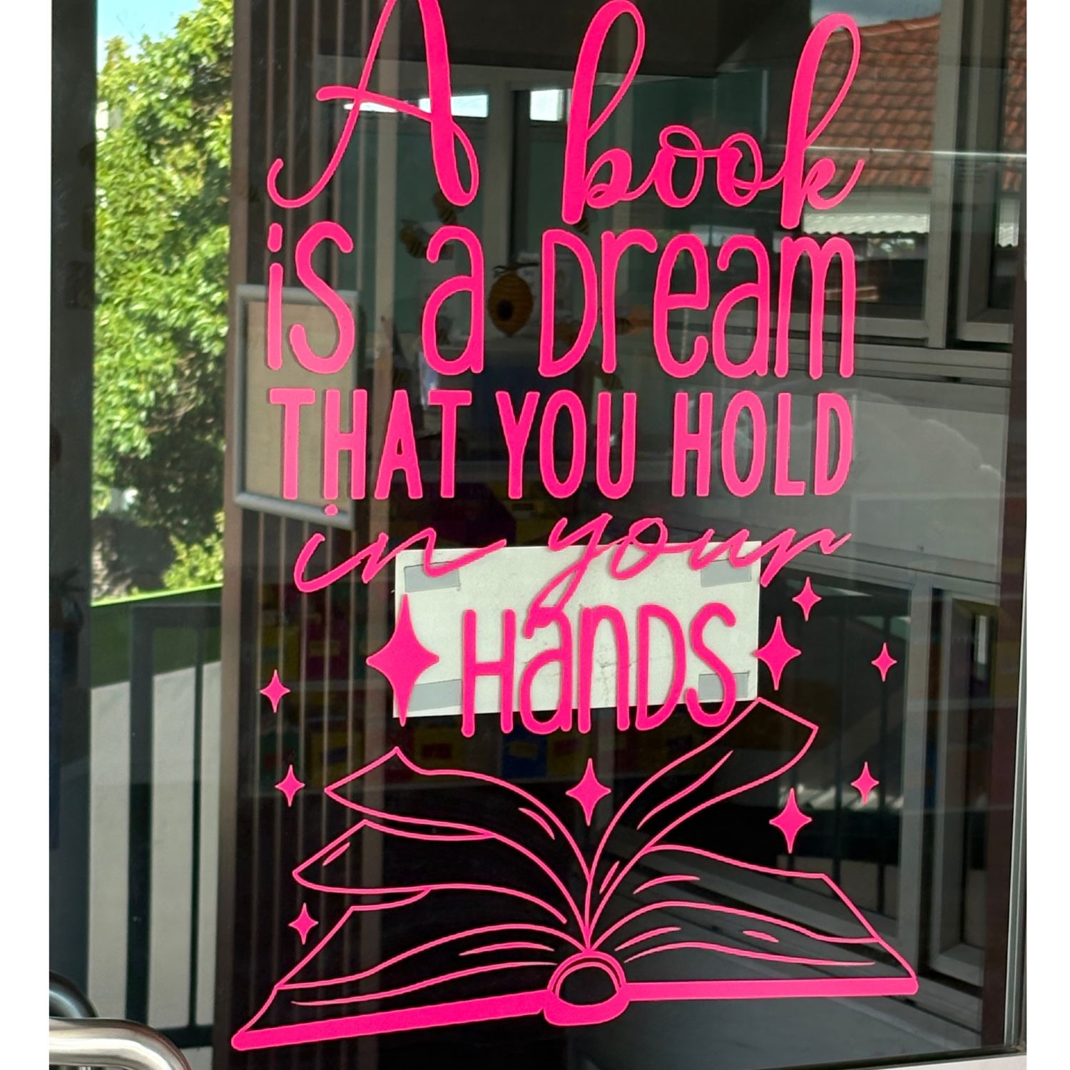 A Dream That You Hold Vinyl Lettering