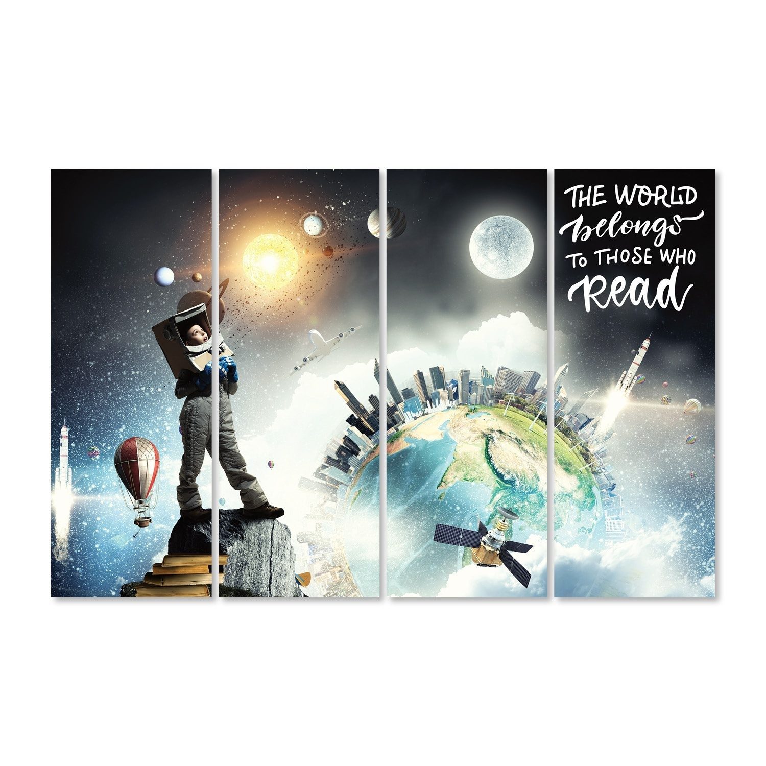 The World Belongs Wall Graphic Mural