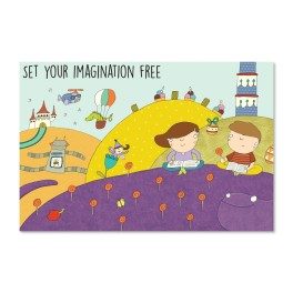 Set your Imagination Free Wall Graphic Mural