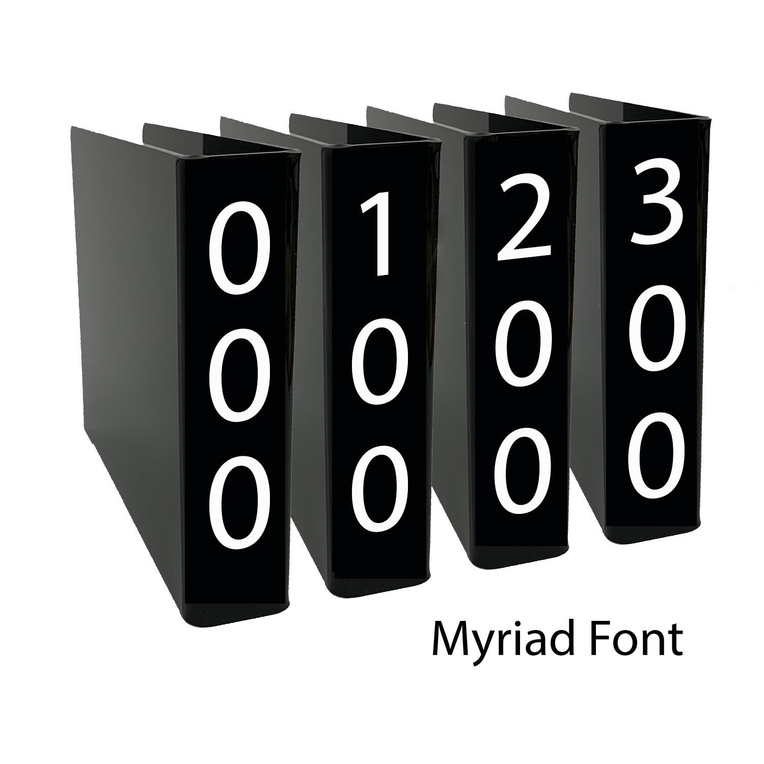 Non Fiction Slimline Divider Starter Pack 200mm (Black)