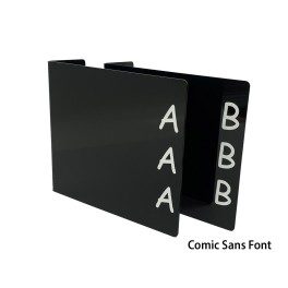 Mini Fiction Acrylic Collection Divider Starter Pack (Black Divider)