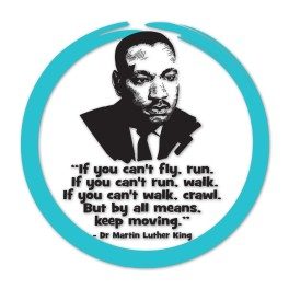 Dr Martin Luther King Wall Graphic Circle