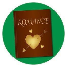 Romance Genre Wall Graphic Circle