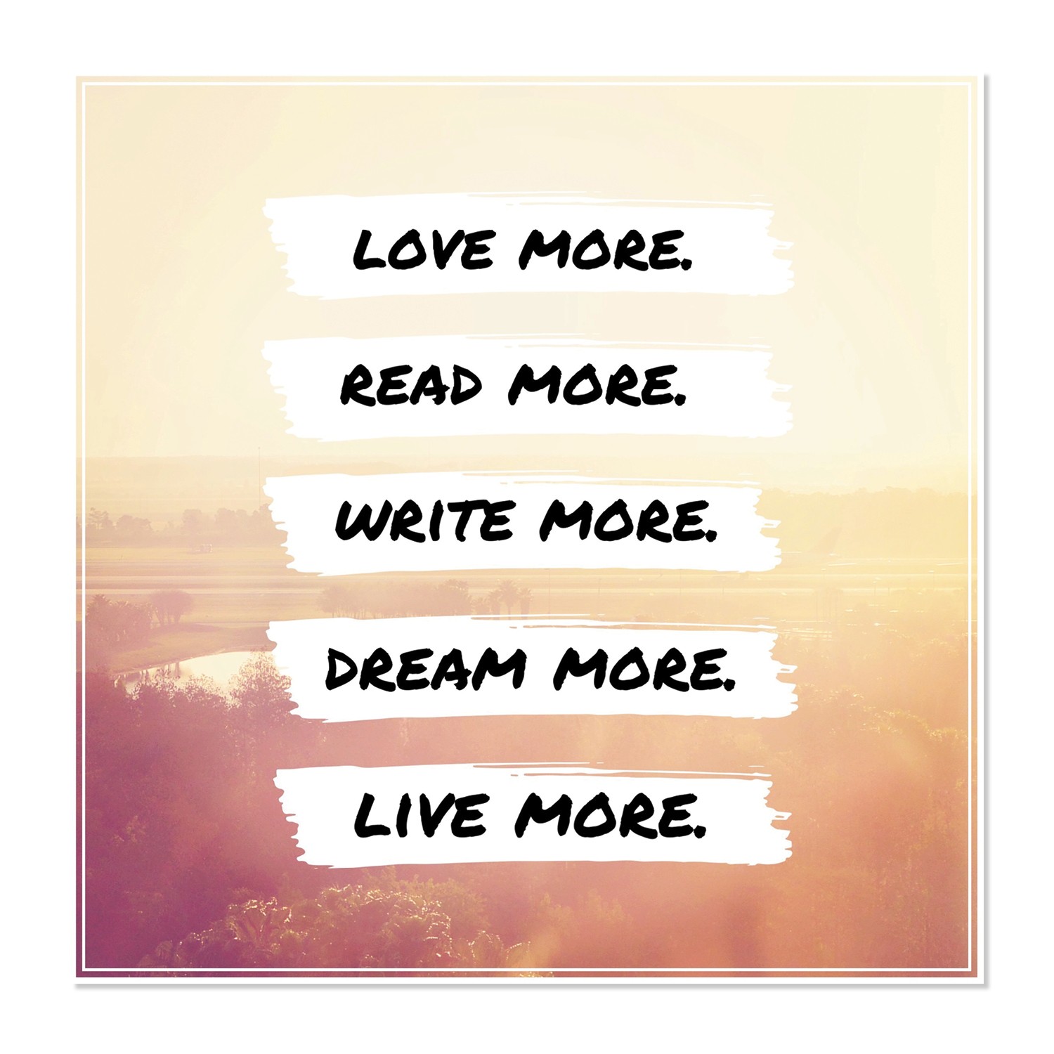 Live More Wall Graphic Sticker