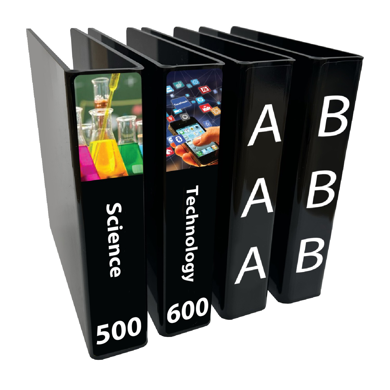 Senior Fiction and Non Fiction Slimline Starter Pack 200mm (Black)