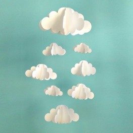 Contour Cut 3D Clouds (8 Pack)