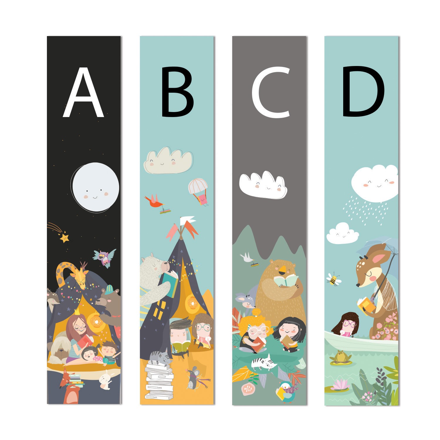 Mini Picture Book Acrylic Collection Divider Starter Pack (double-sided)